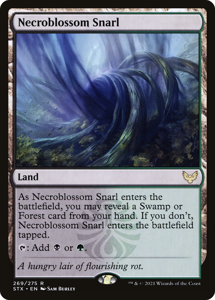 Necroblossom Snarl [Strixhaven: School of Mages]-1