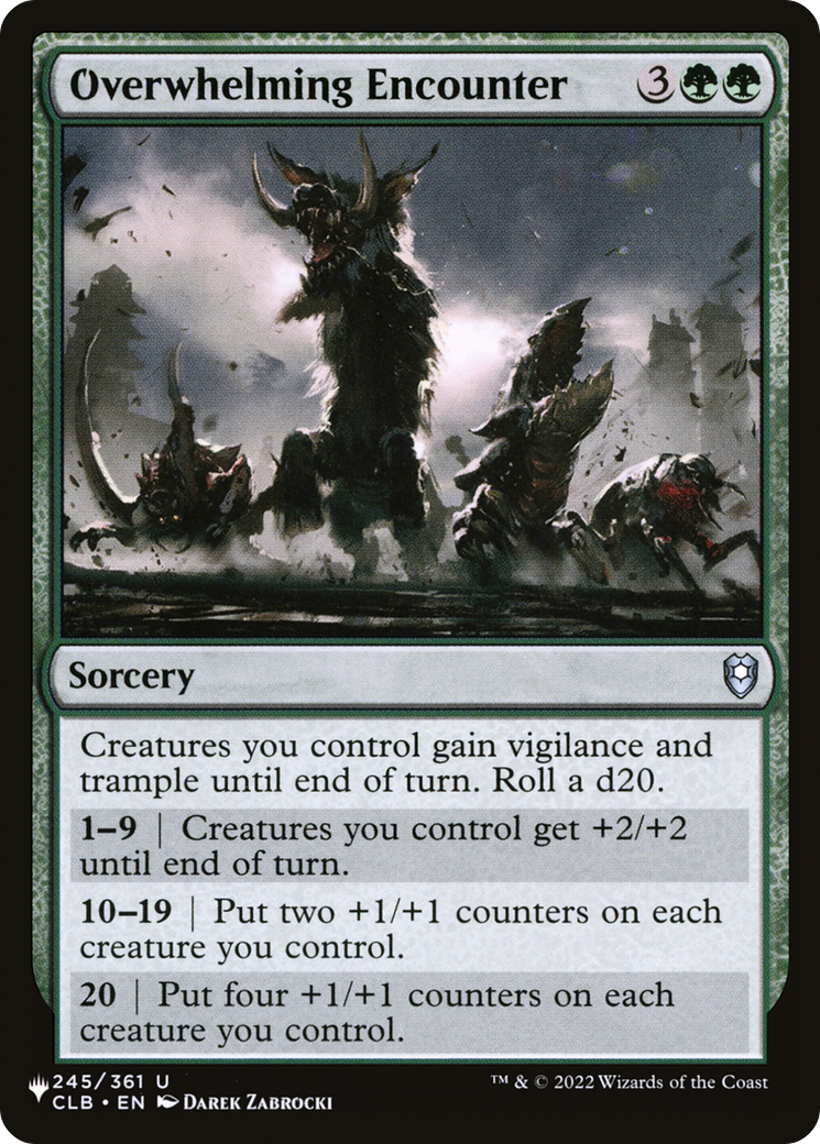 Overwhelming Encounter [The List]-1