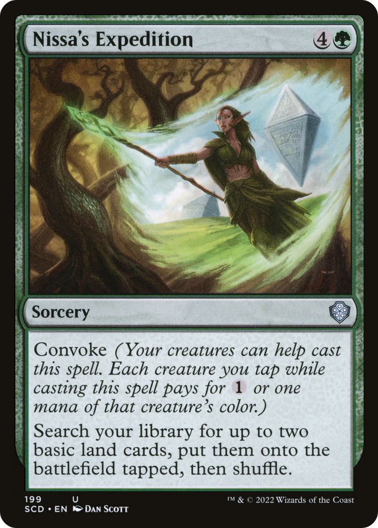 Nissa's Expedition [Starter Commander Decks]-1