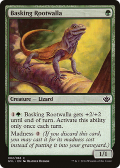 Basking Rootwalla (Garruk vs. Liliana) [Duel Decks Anthology]-1