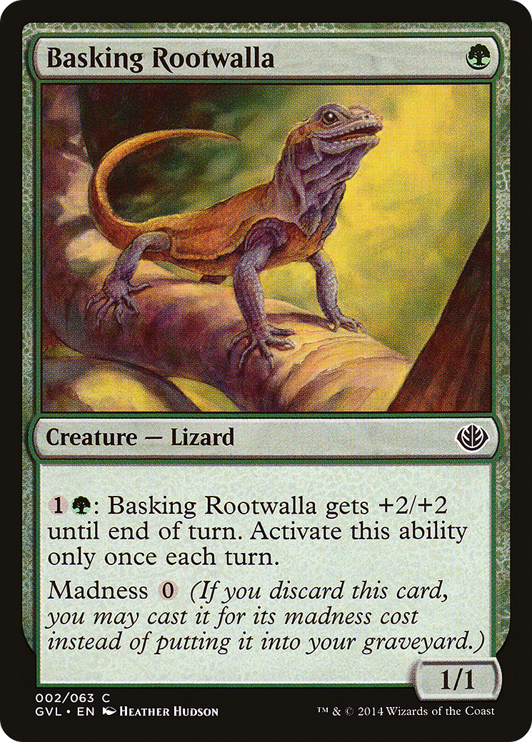 Basking Rootwalla (Garruk vs. Liliana) [Duel Decks Anthology]-1