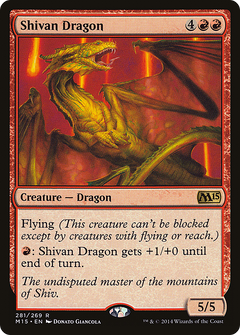 Shivan Dragon [Magic 2015]-1