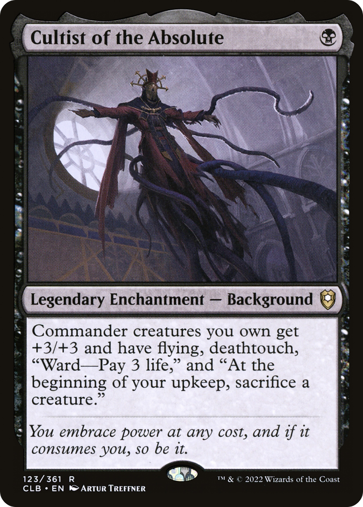 Cultist of the Absolute [Commander Legends: Battle for Baldur's Gate]-1