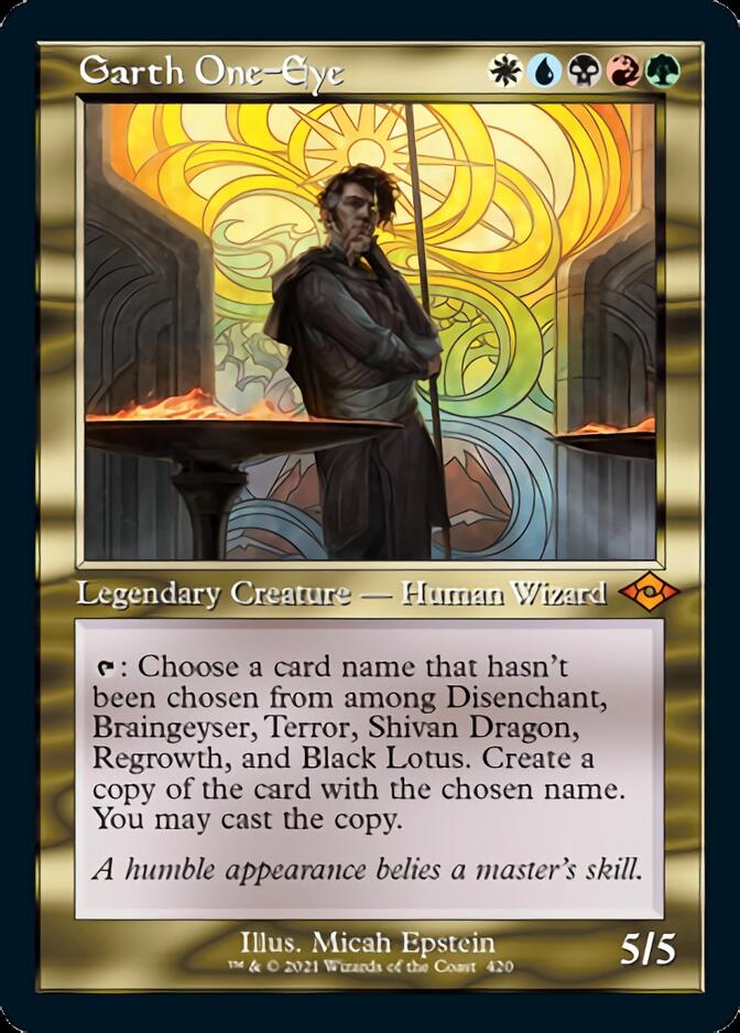 Garth One-Eye (Retro Foil Etched) [Modern Horizons 2]-1