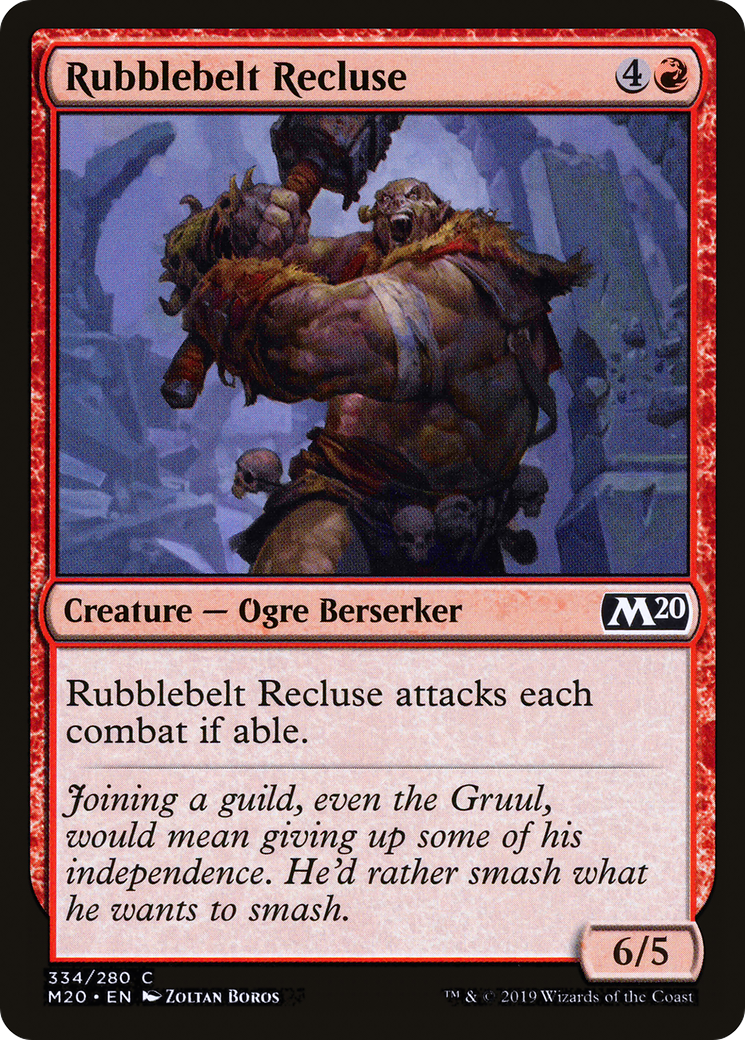 Rubblebelt Recluse [Core Set 2020]-1