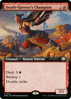 Death-Greeter's Champion (Extended Art) [March of the Machine Commander]-1