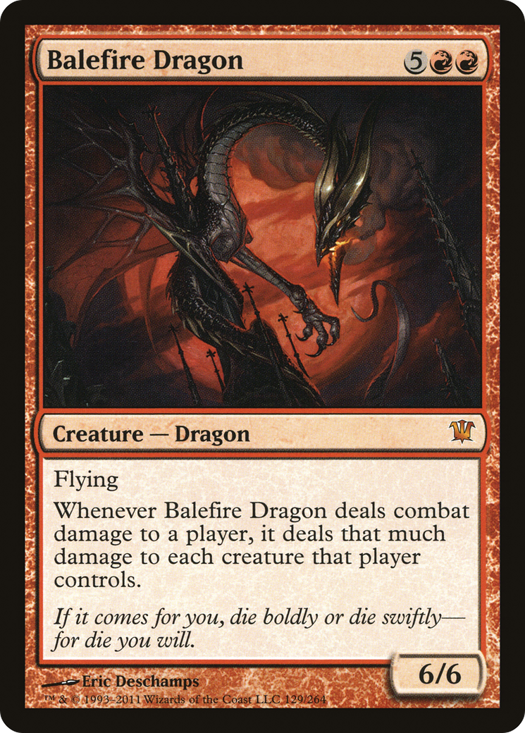 Balefire Dragon [Innistrad]-1