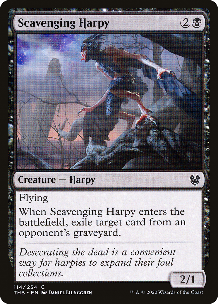 Scavenging Harpy [Theros Beyond Death]-1