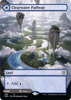 Clearwater Pathway // Murkwater Pathway (Borderless Alternate Art) [Zendikar Rising]-3