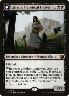 Liliana, Heretical Healer // Liliana, Defiant Necromancer [From the Vault: Transform]-3
