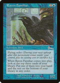 Raven Familiar [Urza's Legacy]-1