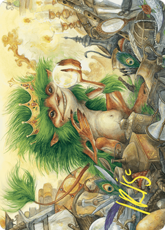 Knickknack Ouphe // Knickknack Ouphe (AWOE-050) - Wilds of Eldraine Art Series (Borderless)-3