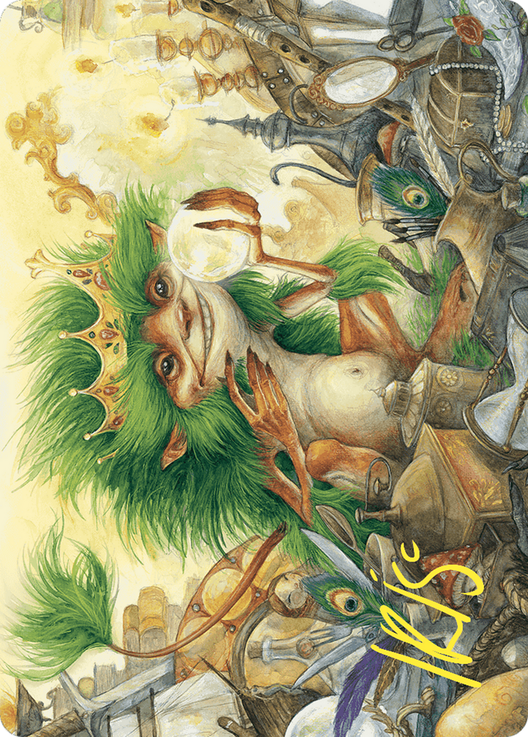 Knickknack Ouphe // Knickknack Ouphe (AWOE-050) - Wilds of Eldraine Art Series (Borderless)-1
