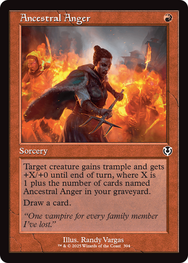 Ancestral Anger (Retro Frame) [Innistrad Remastered]-1