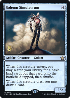 Solemn Simulacrum [Foundations Prerelease Promos]-1
