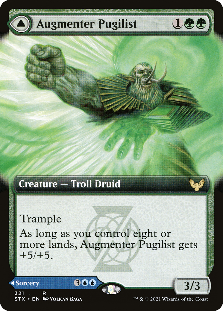 Augmenter Pugilist // Echoing Equation (Extended Art) [Strixhaven: School of Mages]-3