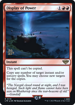 Display of Power [The Lord of the Rings: Tales of Middle-Earth Prerelease Promos]-1
