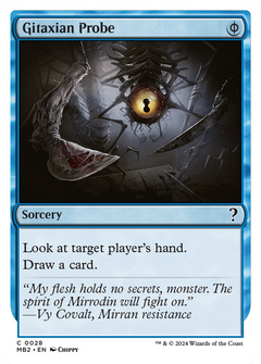 Gitaxian Probe (White Border) [Mystery Booster 2]-1