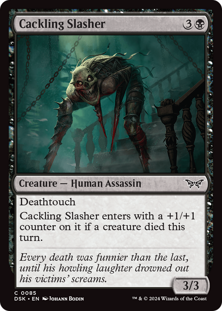Cackling Slasher [Duskmourn: House of Horror]-1