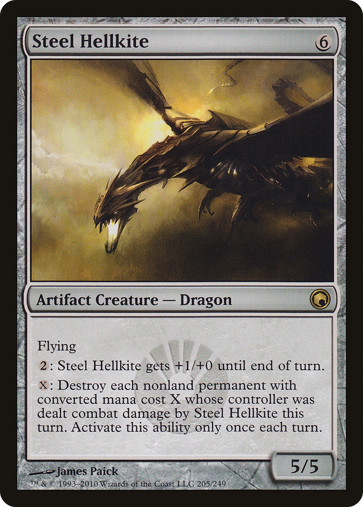 Steel Hellkite [Scars of Mirrodin]-1