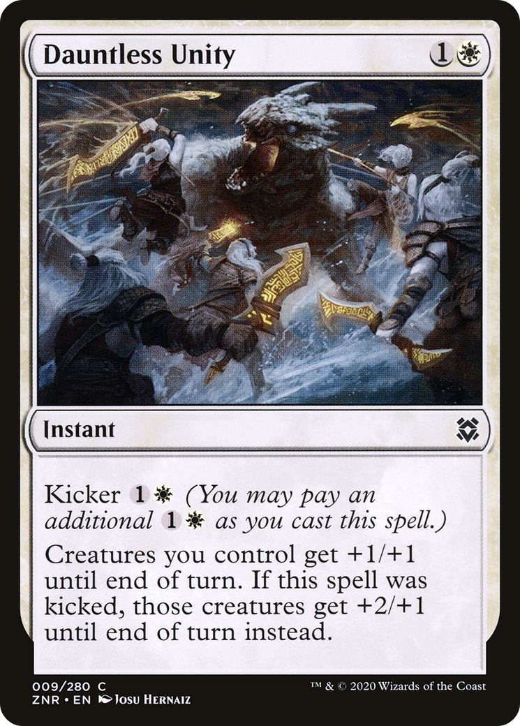 Dauntless Unity [Zendikar Rising]-1