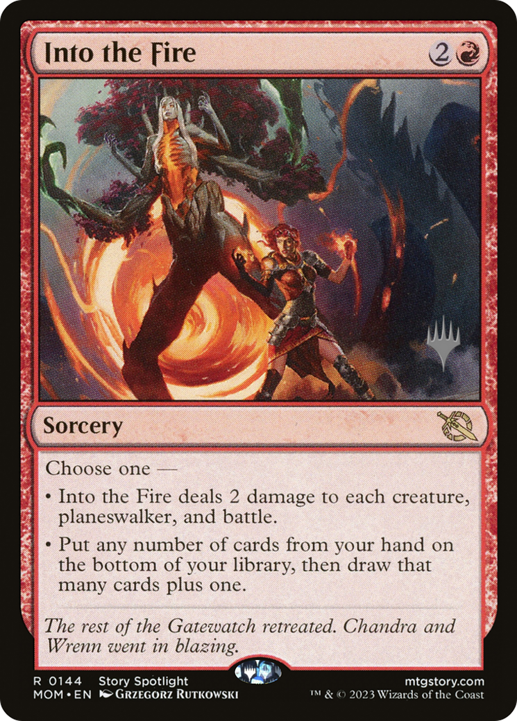 Into the Fire (Promo Pack) [March of the Machine Promos]-1