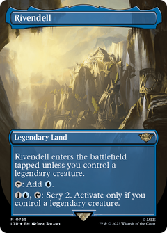 Rivendell (Borderless) (Surge Foil) [The Lord of the Rings: Tales of Middle-Earth]-1