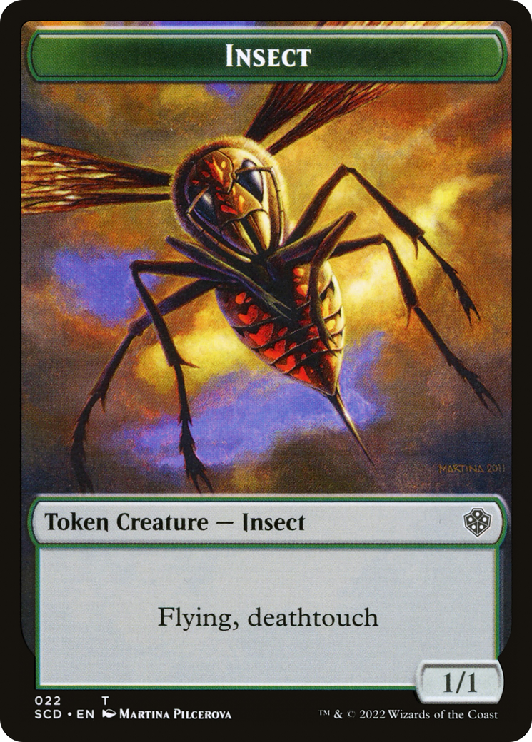 Insect (TSCD-022) - Starter Commander Deck Tokens-1