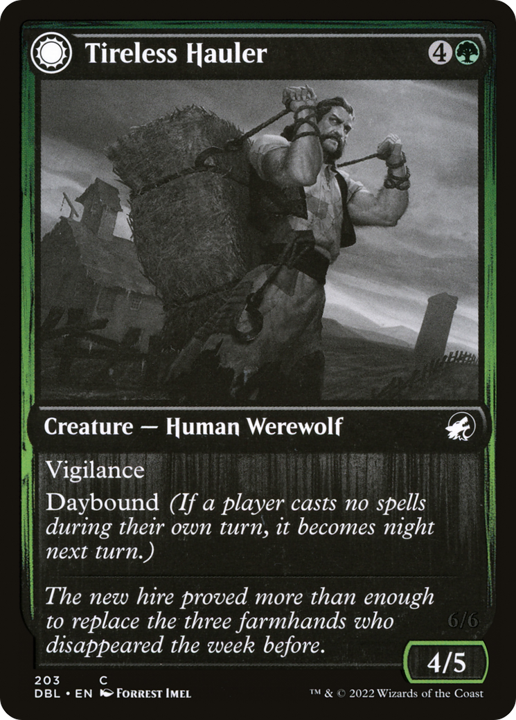 Tireless Hauler (DBL-203) - Innistrad: Double Feature: (Double Faced Transform)-1
