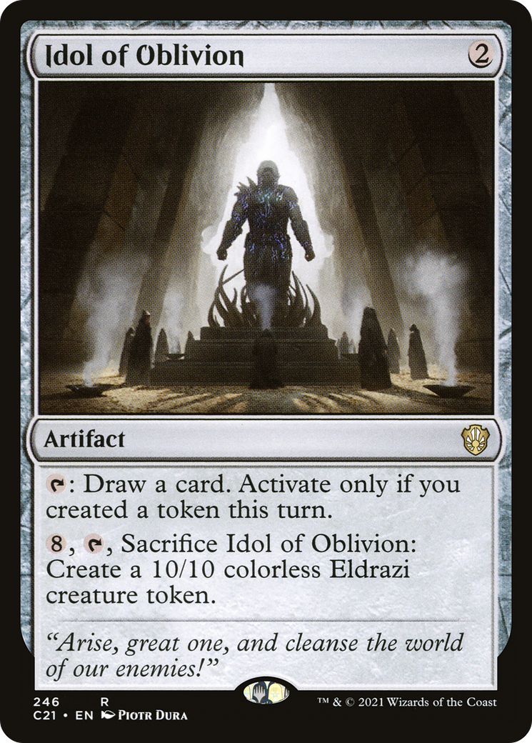 Idol of Oblivion [Commander 2021]-1