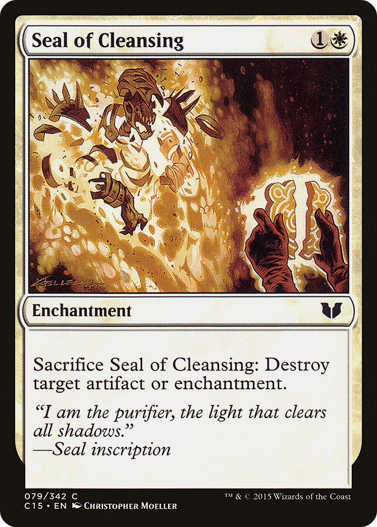 Seal of Cleansing [Commander 2015]-1