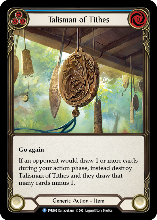 Talisman of Tithes [EVR192] (Everfest)  1st Edition Normal-2