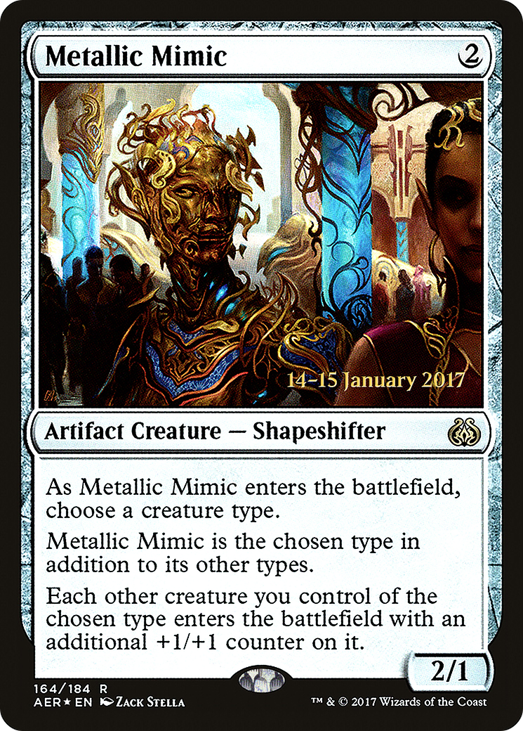 Metallic Mimic [Aether Revolt Prerelease Promos]-1