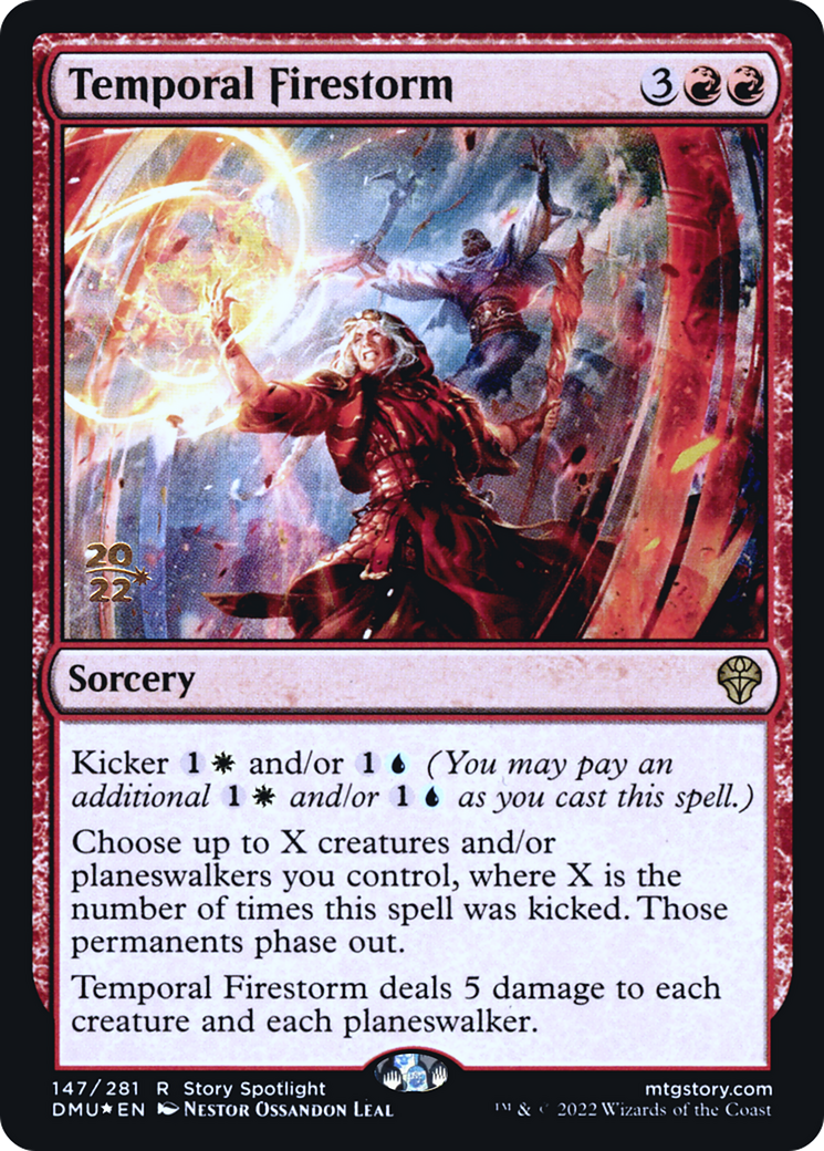 Temporal Firestorm [Dominaria United Prerelease Promos]-1
