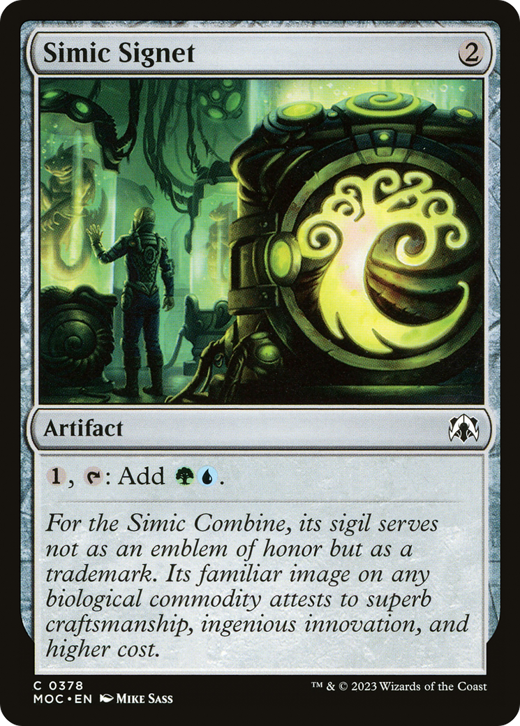 Simic Signet [March of the Machine Commander]-1