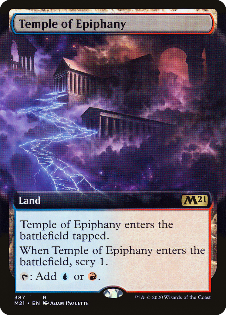 Temple of Epiphany (Extended Art) [Core Set 2021]-1