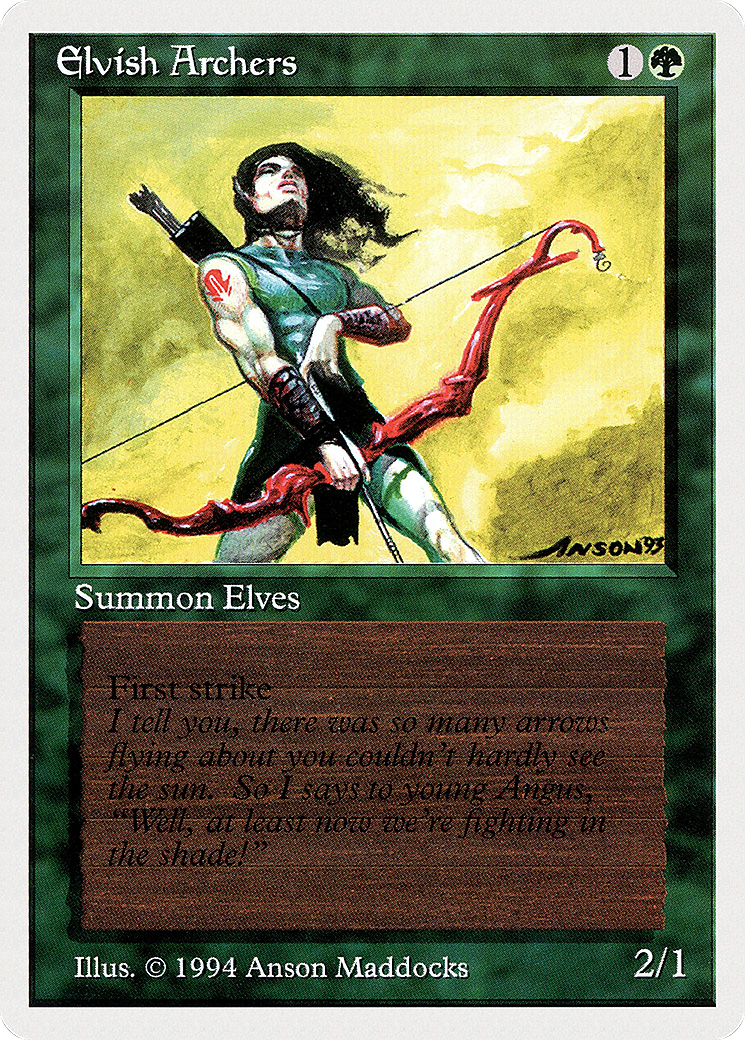 Elvish Archers [Summer Magic / Edgar]-1