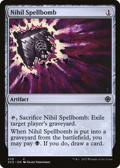 Nihil Spellbomb [Starter Commander Decks]-1