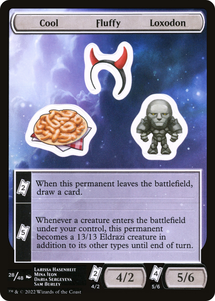 Cool Fluffy Loxodon [Unfinity Stickers]-1