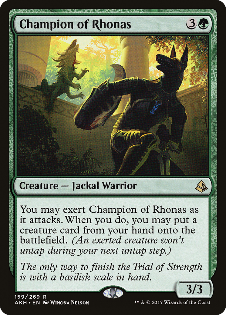 Champion of Rhonas [Amonkhet]-1