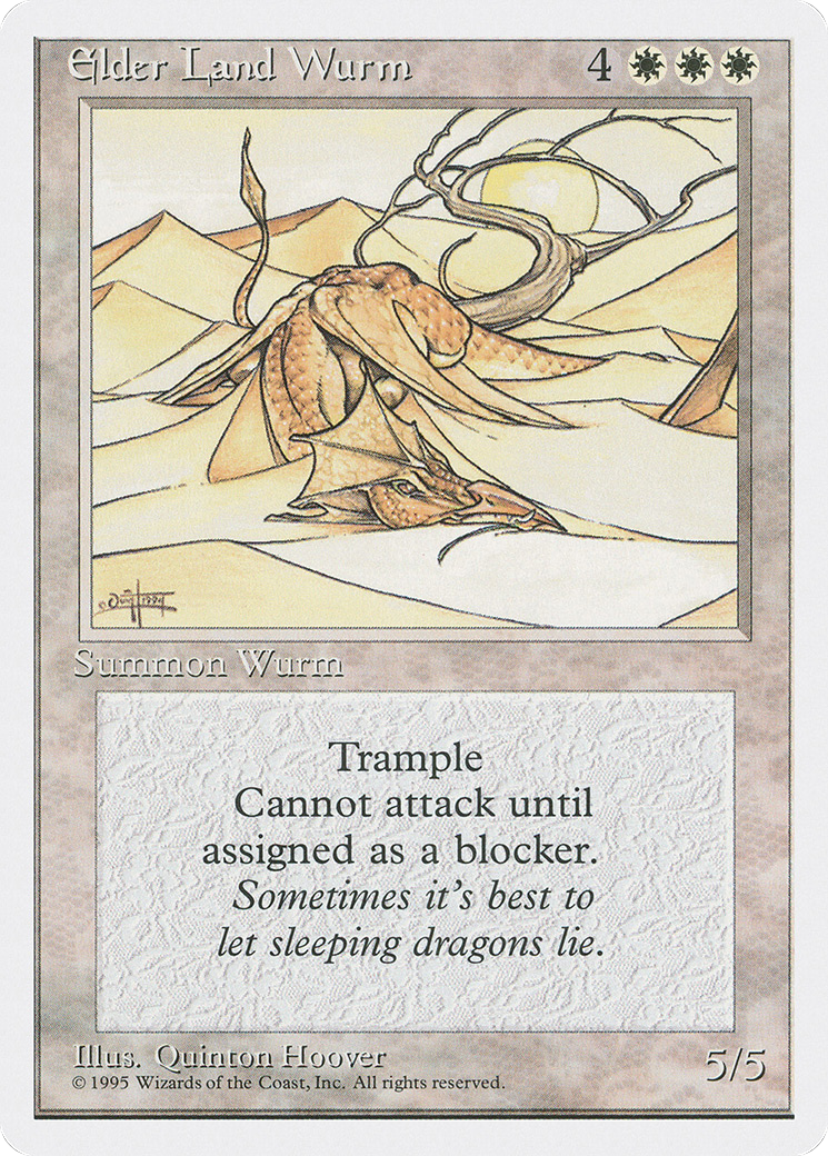 Elder Land Wurm [Fourth Edition]-1