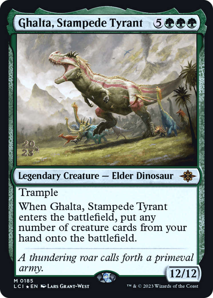Ghalta, Stampede Tyrant [The Lost Caverns of Ixalan Prerelease Cards]-1