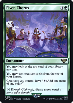 Elven Chorus [The Lord of the Rings: Tales of Middle-Earth Prerelease Promos]-1