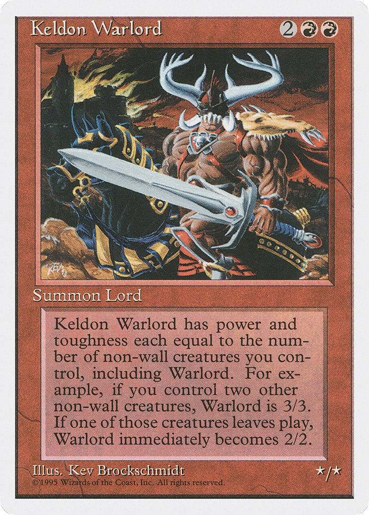 Keldon Warlord [Fourth Edition]-1