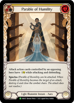 Parable of Humility [FAB025] (Promo)  Cold Foil-1