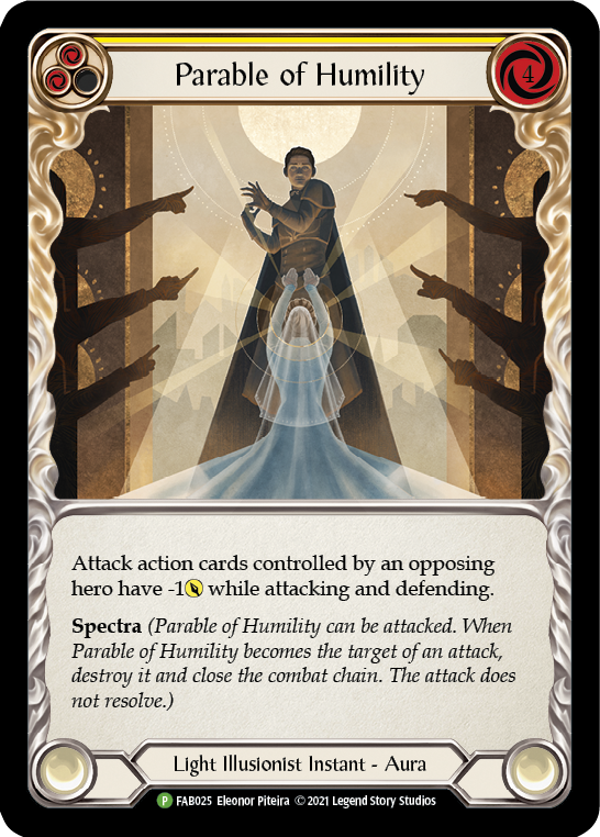 Parable of Humility [FAB025] (Promo)  Cold Foil-1