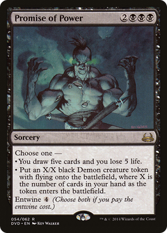 Promise of Power (Divine vs. Demonic) [Duel Decks Anthology]-1