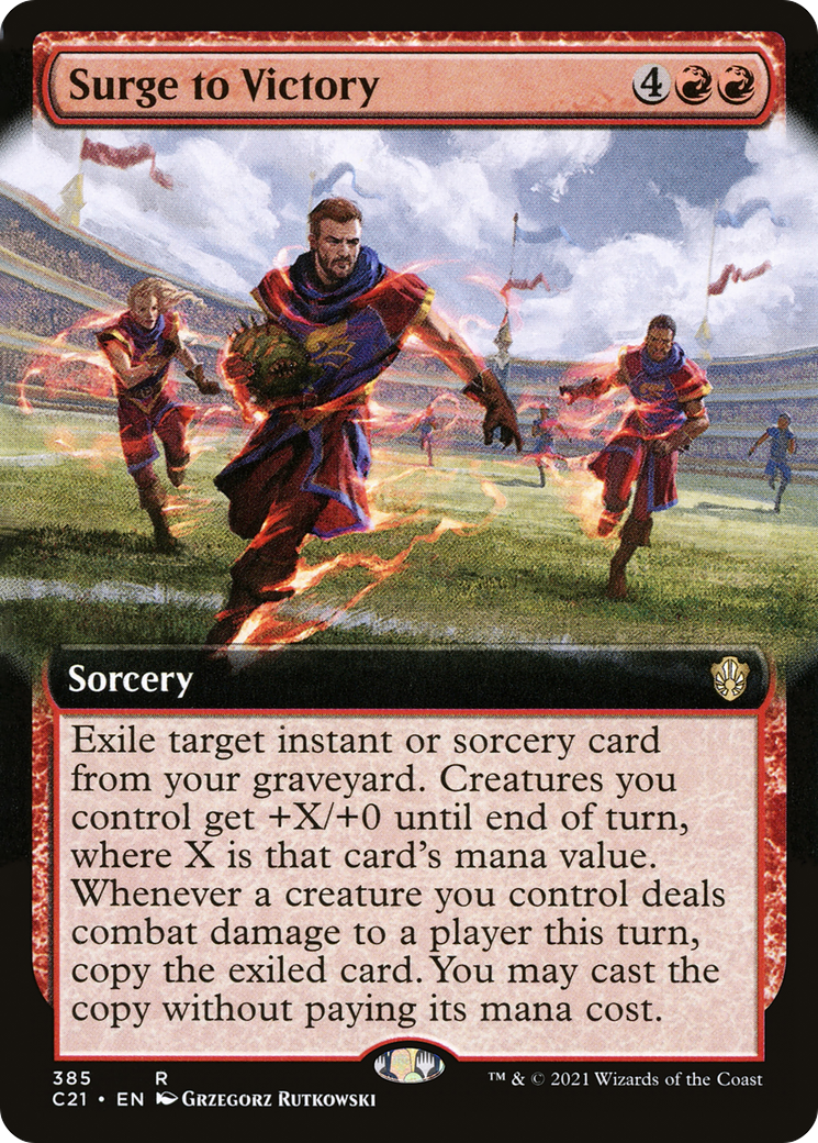 Surge to Victory (Extended Art) [Commander 2021]-1
