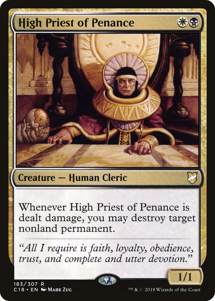 High Priest of Penance [Commander 2018]-1
