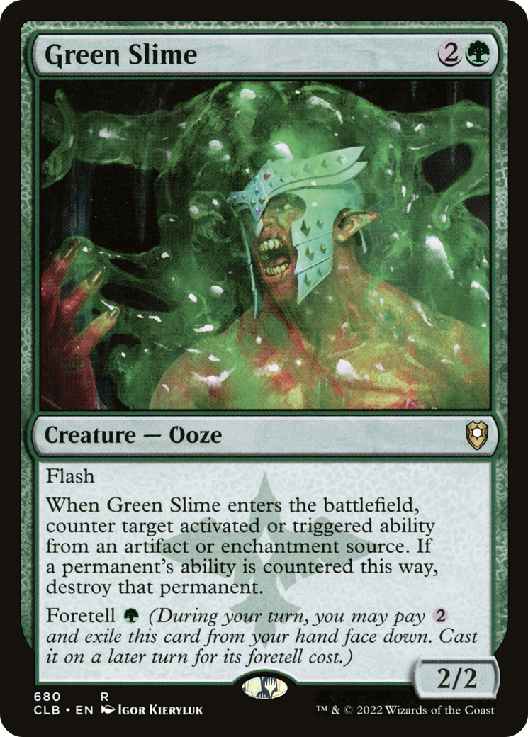 Green Slime [Commander Legends: Battle for Baldur's Gate]-1